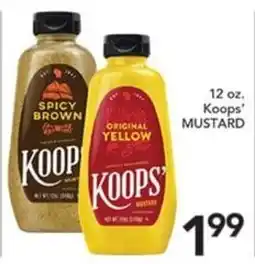 Pete's Fresh Market Koops' mustard offer