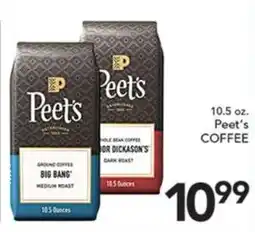 Pete's Fresh Market Peet's coffee offer