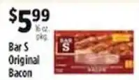 Pioneer Supermarkets Bar S Original Bacon offer