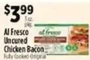 Pioneer Supermarkets Al Fresco Uncured Chicken Bacon offer