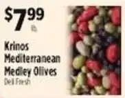 Pioneer Supermarkets Krinos mediterranean medley olives offer
