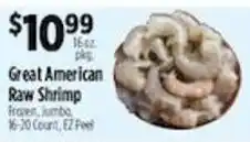 Pioneer Supermarkets Great American Raw Shrimp offer