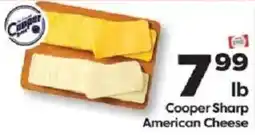 Weis Markets Cooper Sharp American Cheese offer