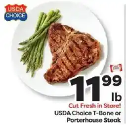 Weis Markets Usda Choice T-Bone or Porterhouse Steak offer