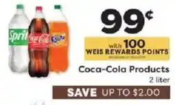 Weis Markets Coca-Cola Products offer