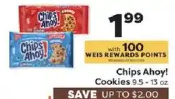 Weis Markets Chips Ahoy! Cookies offer