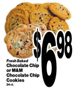 Super Saver Fresh Baked Chocolate Chip or M&M Chocolate Chip Cookies offer