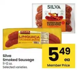Albertsons Silva Smoked Sausage offer