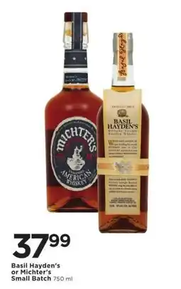 Cub Foods Basil Hayden's or Michter's Small Batch offer