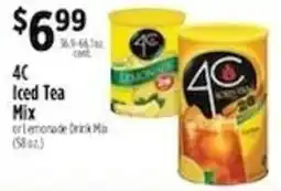 Pioneer Supermarkets 4C Iced Tea Mix offer