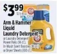 Pioneer Supermarkets Arm & Hammer Liquid Laundry Detergent offer
