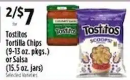 Pioneer Supermarkets Tostitos Tortilla Chips or Salsa offer