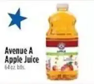 Pioneer Supermarkets Avenue A Apple Juice offer