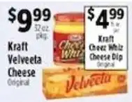 Pioneer Supermarkets Kraft Velveeta Cheese Original offer