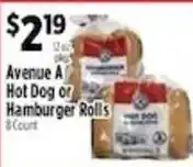 Pioneer Supermarkets Avenue A Hot Dog or Hamburger Rolls offer