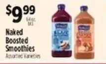 Pioneer Supermarkets Naked Boosted Smoothies offer