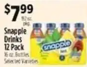 Pioneer Supermarkets Snapple Drinks offer