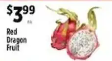 Pioneer Supermarkets Red Dragon Fruit offer