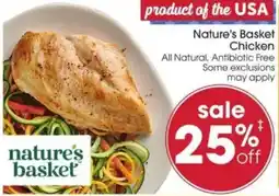 Giant Eagle Nature's Basket Chicken offer