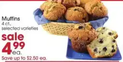 Giant Eagle Muffins offer