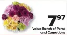 Weis Markets Value Bunch of Poms and Carnations offer