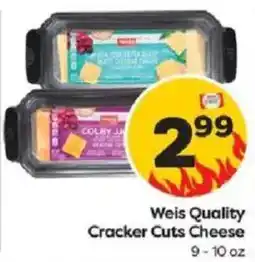 Weis Markets Weis Quality Cracker Cuts Cheese offer