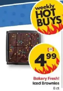 Weis Markets Bakery Fresh Iced Brownies offer