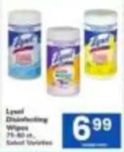 Tom Thumb Lysol disinfecting wipes offer