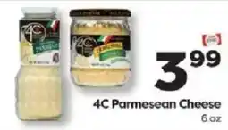 Weis Markets 4C Parmesan Cheese offer