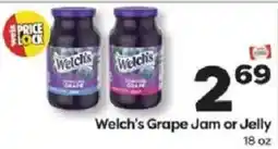 Weis Markets Welch's Grape Jam or Jelly offer