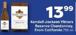 Weis Markets Kendall Jackson Vitners Reserve Chardonnay offer