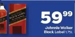 Weis Markets Johnnie Walker Black Label offer