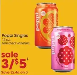 Giant Eagle Poppi Singles offer