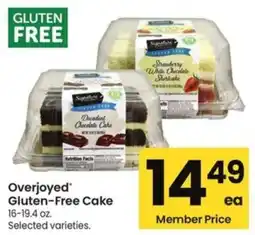Albertsons Overjoyed Gluten-Free Cake offer