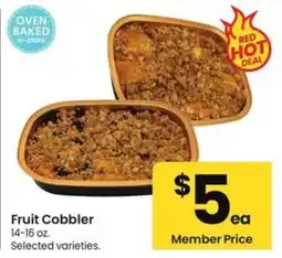Albertsons Fruit Cobbler offer