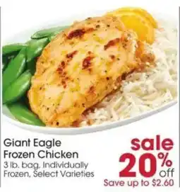 Giant Eagle Giant Eagle Frozen Chicken offer