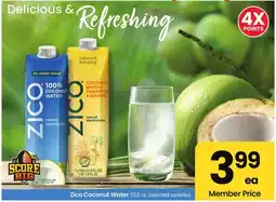 Albertsons Zico Coconut Water offer