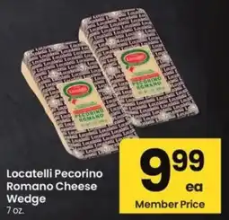Albertsons Locatelli Pecorino Romano Cheese Wedge offer
