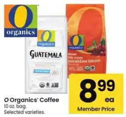 Albertsons O Organics Coffee offer