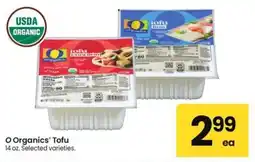 Albertsons O Organics Tofu offer