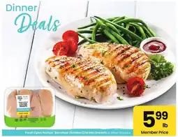 Albertsons Fresh Open Nature Boneless Skinless Chicken Breasts offer