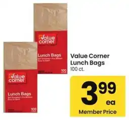 Albertsons Value Corner Lunch Bags offer