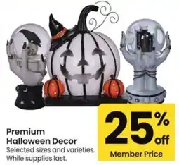 Albertsons Premium Halloween Decor offer