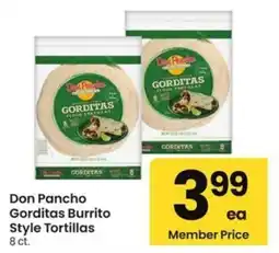Albertsons Don Pancho Gorditas Burrito Style Tortillas offer