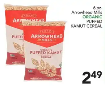 Arrowhead Mills organic puffed kamut cereal