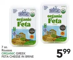 Pete's Fresh Market Roussas organic feta offer