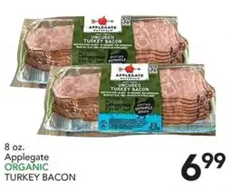Pete's Fresh Market Applegate organic turkey bacon offer