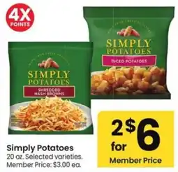 Albertsons Simply Potatoes offer
