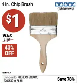 Harbor Freight Tools 4 in. Chip Brush offer