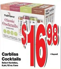 Super Saver Carbliss Cocktails offer